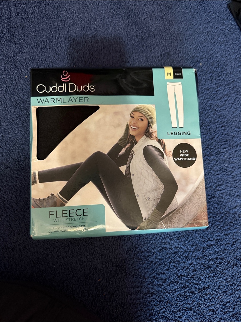 Cuddl Duds Black WarmLayer Fleece-Lined Leggings